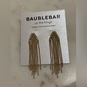 Baublebar On The Fringe dangle tassel earrings